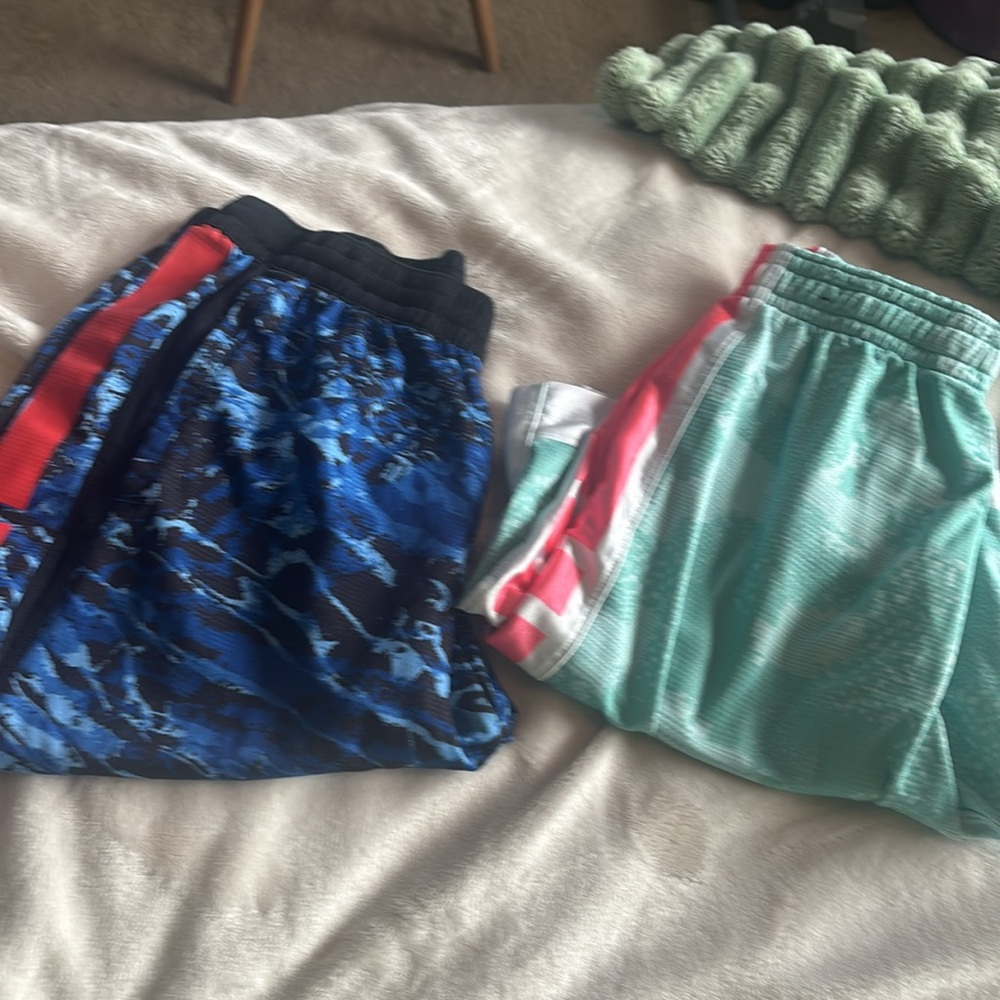 Two pairs of Nike shorts size boys XL